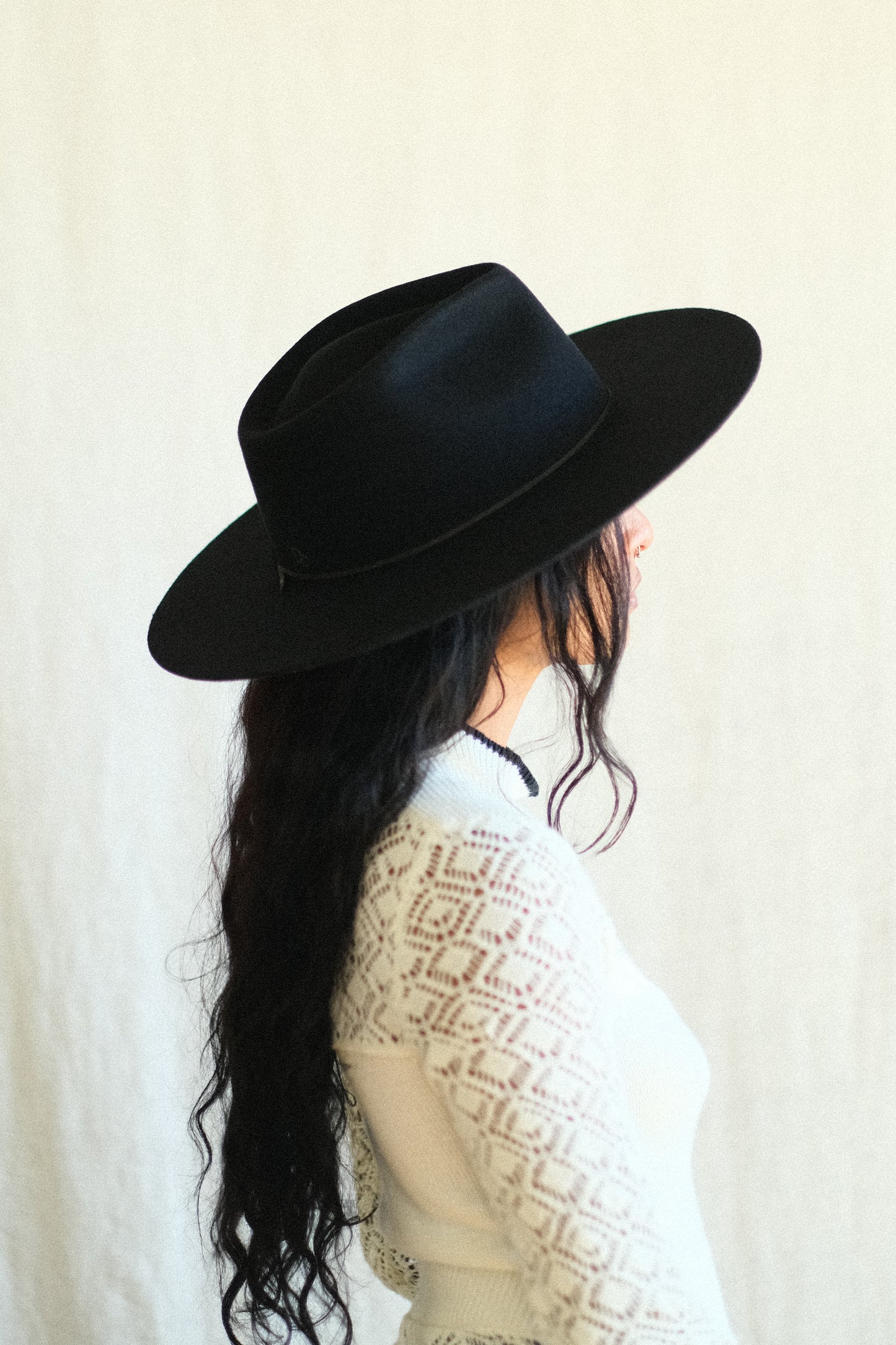 Ellis Wide Brim Felt Hat