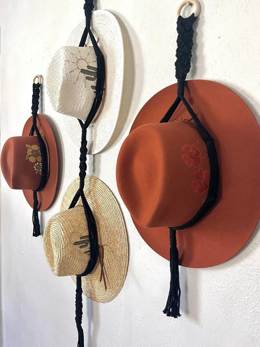 Macrame Hat Hanger