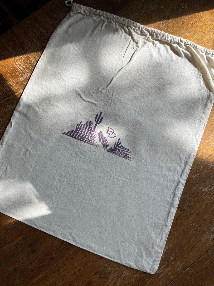 Block Printed Dust Bag/Travel Bag