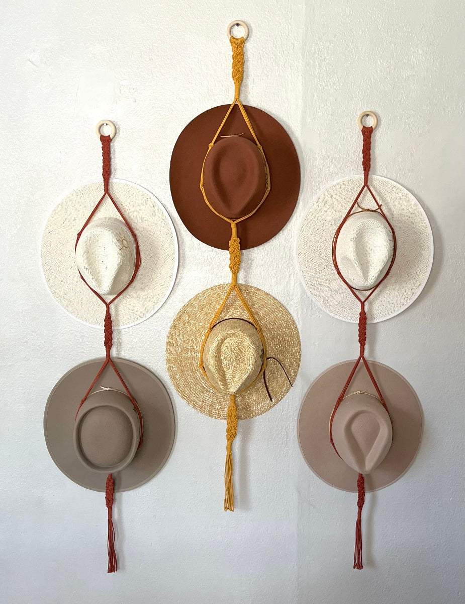 Macrame Hat Hanger