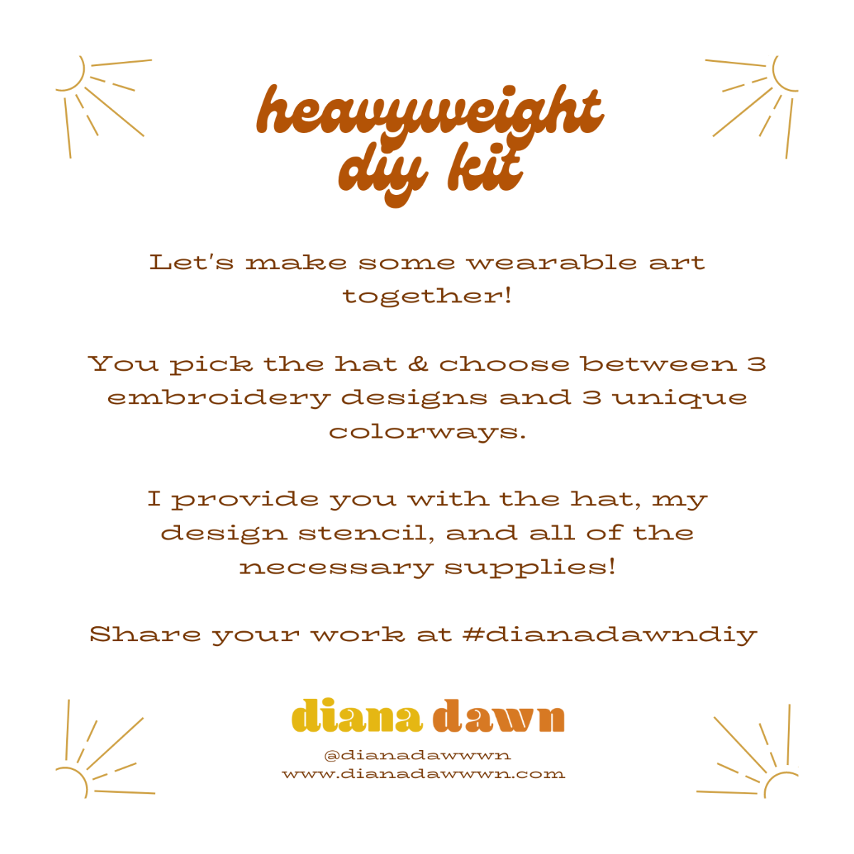 Diana Dawn DIY Kit - Heavyweight Felt