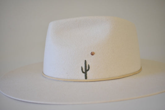 Ellis Hat with Mini Cactus
