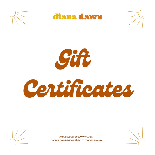 Diana Dawn gift card